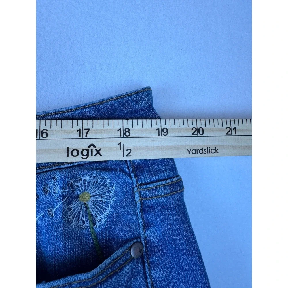 Judy Blue Skinny Fit Distressed Cuffed Crop Jeans Plus Size 20W Stretch